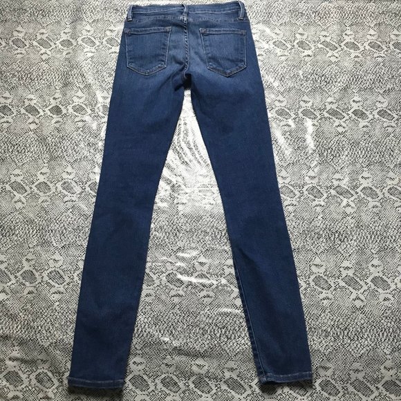FRAME Le Skinny de Jeanne Ripped Jeans Size 24 - Picture 6 of 6